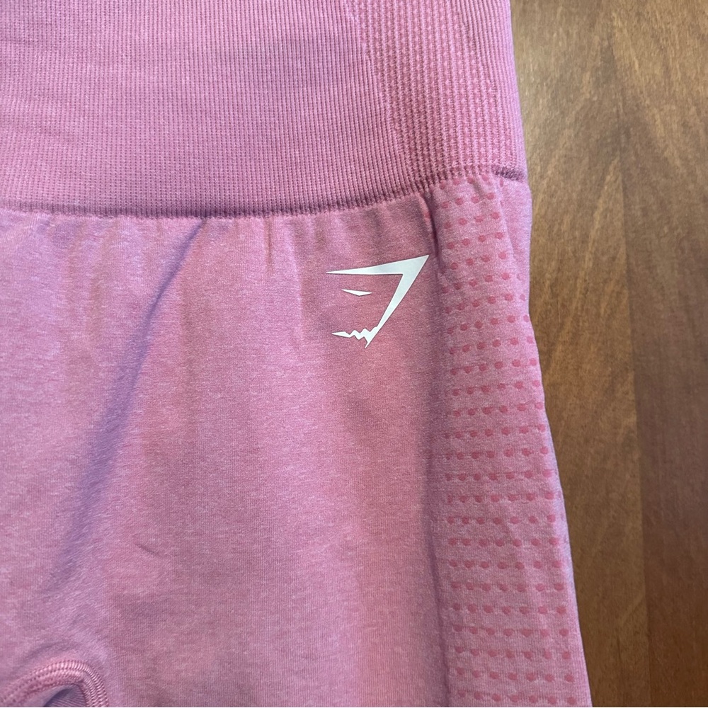Gymshark‎ Leggings Pink Logo Small - Picture 2 of 4